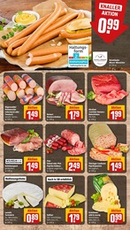 Teewurst Angebot im aktuellen REWE Prospekt auf Seite 9