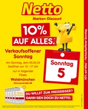 Aktueller Netto Marken-Discount Waldmünchen Prospekt "10% auf alles" mit 2 Seiten