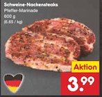 Schweine-Nackensteaks im Netto Marken-Discount Prospekt Schweine-Nackensteaks von im aktuellen Netto Marken-Discount Prospekt für 3,99 €