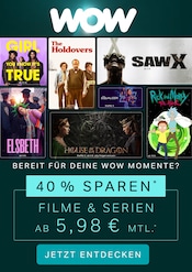 Aktueller WOW Leinfelden-Echterdingen Prospekt "Filme und Serien ab 5,98€ mtl." mit 1 Seite