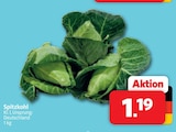 Markant Nordwest Lippstadt - Spitzkohl Angebot im Prospekt Spitzkohl bei Markant Nordwest im Lippstadt Prospekt für 1,19 €