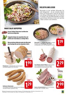Wurst im E center Prospekt "Aktuelle Angebote" mit 48 Seiten (Ulm)