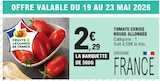 Tomate cerise rouge allongée - E.Leclerc Tomate cerise rouge allongée à 2,29 € dans le catalogue E.Leclerc