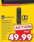 Soundbar 2.0 Dolby Atmos von switch on für 49,99 € bei Kaufland im Angebot Soundbar 2.0 Dolby Atmos von switch on im aktuellen Kaufland Prospekt