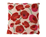 Coussin en coton et polyester à motifs coquelicots - 43 x 43 cm - KAEMINGK en promo chez Botanic Coussin en coton et polyester à motifs coquelicots - 43 x 43 cm - KAEMINGK dans le catalogue Botanic