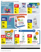 Lessive Angebote im Prospekt "Le mois qui compte double" von Carrefour auf Seite 32