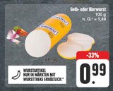 Gelb- oder Bierwurst Angebote bei EDEKA Würzburg für 0,99 €