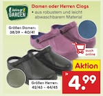 Damen oder Herren Clogs Angebote bei Netto Marken-Discount Oberhausen für 4,99 €