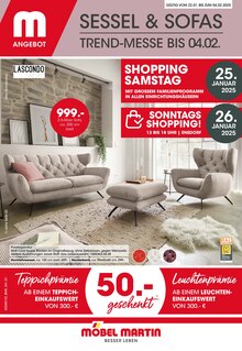 Sofa im Möbel Martin Prospekt "SESSEL & SOFAS" mit 24 Seiten (Mainz)