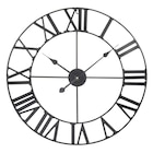 HORLOGE MECANO NOIRE D60 - Maisons du Monde à Lyon HORLOGE MECANO NOIRE D60 en promo chez Maisons du Monde Lyon à 29,99 €