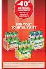 Promo -40% de remise immédiate sur le 2ème produit identique sur tout TOURTEL TWIST à  dans le catalogue Super U à Villeurbanne