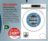 Waschmaschine ES-NFW814CWA-DE von SHARP im aktuellen V-Markt Prospekt für 249,00 €