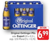 Original Pils Angebote von Oettinger bei E center Göppingen für 6,99 €