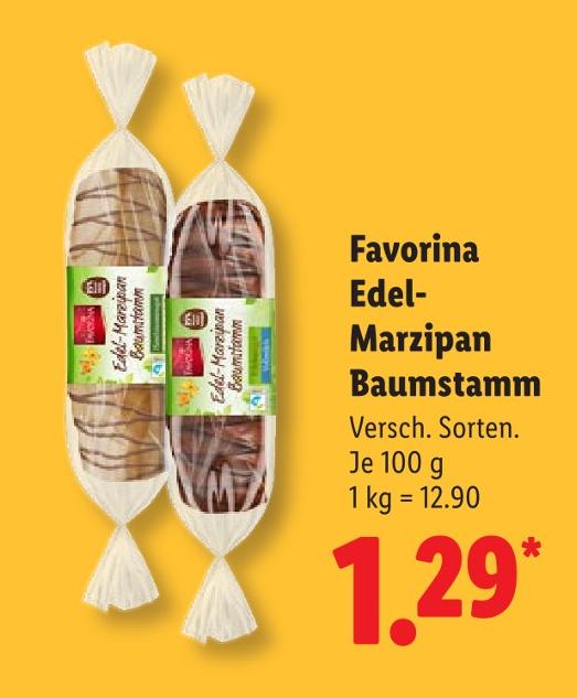 Edel-Marzipan Baumstamm