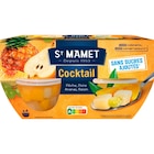 Coupelles de fruits sans sucres ajoutés - ST MAMET à 3,09 € dans le catalogue Carrefour
