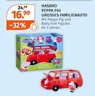 Peppa Pig Großes Familienauto von Hasbro im aktuellen Müller Prospekt für 16,99 €
