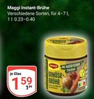 Instant-Brühe im Angebot bei GLOBUS in Kaiserslautern Instant-Brühe Angebote von Maggi bei GLOBUS Kaiserslautern für 1,59 €