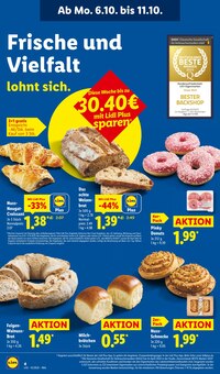 Brötchen im Lidl Prospekt "LIDL LOHNT SICH" mit 70 Seiten (Heilbronn)
