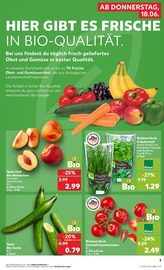 Aktueller Kaufland Prospekt mit Gemüse, "Hier ist Bio zu Hause.", Seite 3