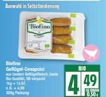 Geflügel-Cevapcici von Biofino für 4,49 € bei EDEKA im Angebot Geflügel-Cevapcici von Biofino im aktuellen EDEKA Prospekt
