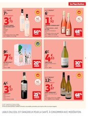 Promos Vin dans le catalogue "LES TOPS" de Auchan Hypermarché Vin en promo dans le catalogue Auchan Hypermarché à la page 9