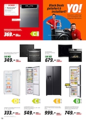 Kühlschrank im MediaMarkt Saturn Prospekt in Meerbusch Aktueller MediaMarkt Saturn Prospekt mit Kühlschrank, "LET'S GO! DEALS Black Deals", Seite 18