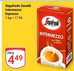 Intermezzo Espresso Angebote von Segafredo Zanetti bei GLOBUS Bruchsal für 4,49 €