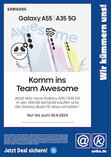 Aktueller aetka Prospekt "Komm ins Team Awesome" Seite 1 von 1 Seite für Meiningen