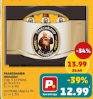 Weissbier von Franziskaner im aktuellen Penny Prospekt für 12,99 €