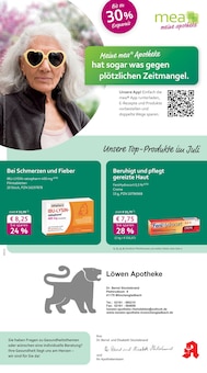 mea - meine apotheke Prospekt der Woche "Unsere Juli-Angebote" Seite 1, 01.07.2025 bis 31.07.2025 für Mönchengladbach Aktueller mea - meine apotheke Prospekt "Unsere Juli-Angebote" Seite 1 von 4 Seiten für Mönchengladbach