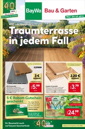 Aktueller BayWa Bau- und Gartenmärkte Prospekt mit Holz, "Traumterrasse in jedem Fall", Seite 1