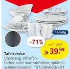 Tafelservice im ROLLER Prospekt Tafelservice von im aktuellen ROLLER Prospekt für 39,99 €