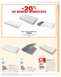 Offre Matelas Bébé dans le catalogue Carrefour du moment à la page 21