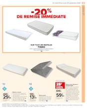 Matelas Bébé Angebote im Prospekt "PARENTS MALINS IL N’Y A PAS DE PETITES ÉCONOMIES" von Carrefour auf Seite 21