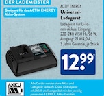 Universal-Ladegerät im ALDI SÜD Prospekt Universal-Ladegerät von ACTIV ENERGY im aktuellen ALDI SÜD Prospekt für 12,99 €
