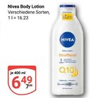 Body Lotion Angebote von Nivea bei GLOBUS Erfurt für 6,49 €