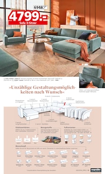 Couch im Segmüller Prospekt "Bestes Handwerk aus Bayern" mit 30 Seiten (Frankfurt (Main))