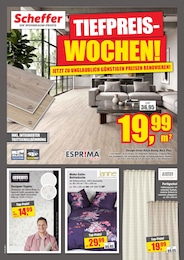 Christian Scheffer Heimtex-Fachmarkt e.K. Prospekt für Barsinghausen mit 16 Seiten Christian Scheffer Heimtex-Fachmarkt e.K. Prospekt "TIEFPREIS WOCHEN!" für Barsinghausen, 16 Seiten, 29.09.2026 - 24.10.2026