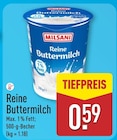 Reine Buttermilch von Milsani für 0,59 € bei ALDI Nord im Angebot Reine Buttermilch von Milsani im aktuellen ALDI Nord Prospekt