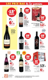 Prix et réduction Vin Bordeaux Rouge dans le prospectus Super U en cours Offre Vin Bordeaux Rouge dans le catalogue Super U du moment à la page 26