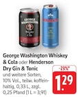 Whiskey & Cola Angebote von George Washington bei E center Neustadt für 1,29 €