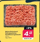 fettreduziertes Hackfleisch gemischt Angebote von Meine Fleischerei bei Netto mit dem Scottie Wismar für 4,29 €