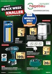 Aktueller hagebau kompakt Baumarkt Prospekt in Prüm und Umgebung, "UNSERE BLACK WEEK KNALLER" mit 8 Seiten, 23.11.2024 - 30.11.2024