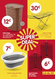 Promos Séchoir À Linge dans le catalogue "SUPER DEAL" de B&M Séchoir À Linge en promo dans le catalogue B&M à la page 15