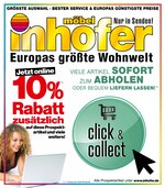 Möbel Inhofer Prospekt für Stuttgart mit 8 Seiten Möbel Inhofer Prospekt für Stuttgart: "Jetzt online 10% Rabatt zusätzlich auf diese Prospektartikel und viele weitere!", 8 Seiten, 18.01.2021 - 31.01.2021