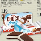 Choco fresh, Milch-Schnitte, Maxi King oder Pinguf Angebote von Kinder bei EDEKA Bergisch Gladbach für 1,19 €