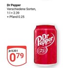 Dr Pepper im Angebot bei GLOBUS in Oberhausen Dr Pepper Angebote bei GLOBUS Oberhausen für 0,79 €