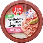 Véritables rillettes du mans - SAINT ALBY - Lidl à Limoges Véritables rillettes du mans - SAINT ALBY en promo chez Lidl Limoges à 1,25 €