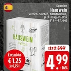 Hauswein Angebote bei EDEKA Leverkusen für 4,99 €