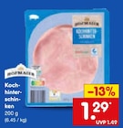 Netto Marken-Discount - Koch-hinter-schinken Angebot im Prospekt Koch-hinter-schinken bei Netto Marken-Discount im Prospekt "" für 1,29 €